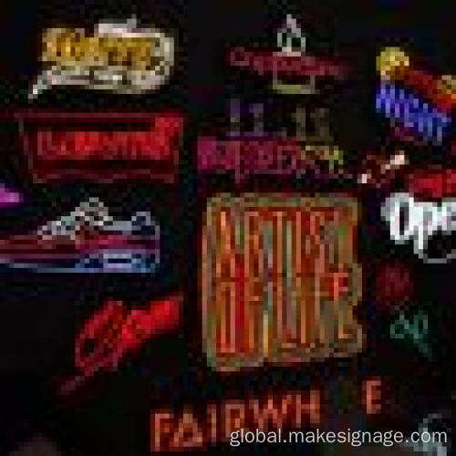 Customized Neon Letter Art Bespoke Neon Sign Design Factory